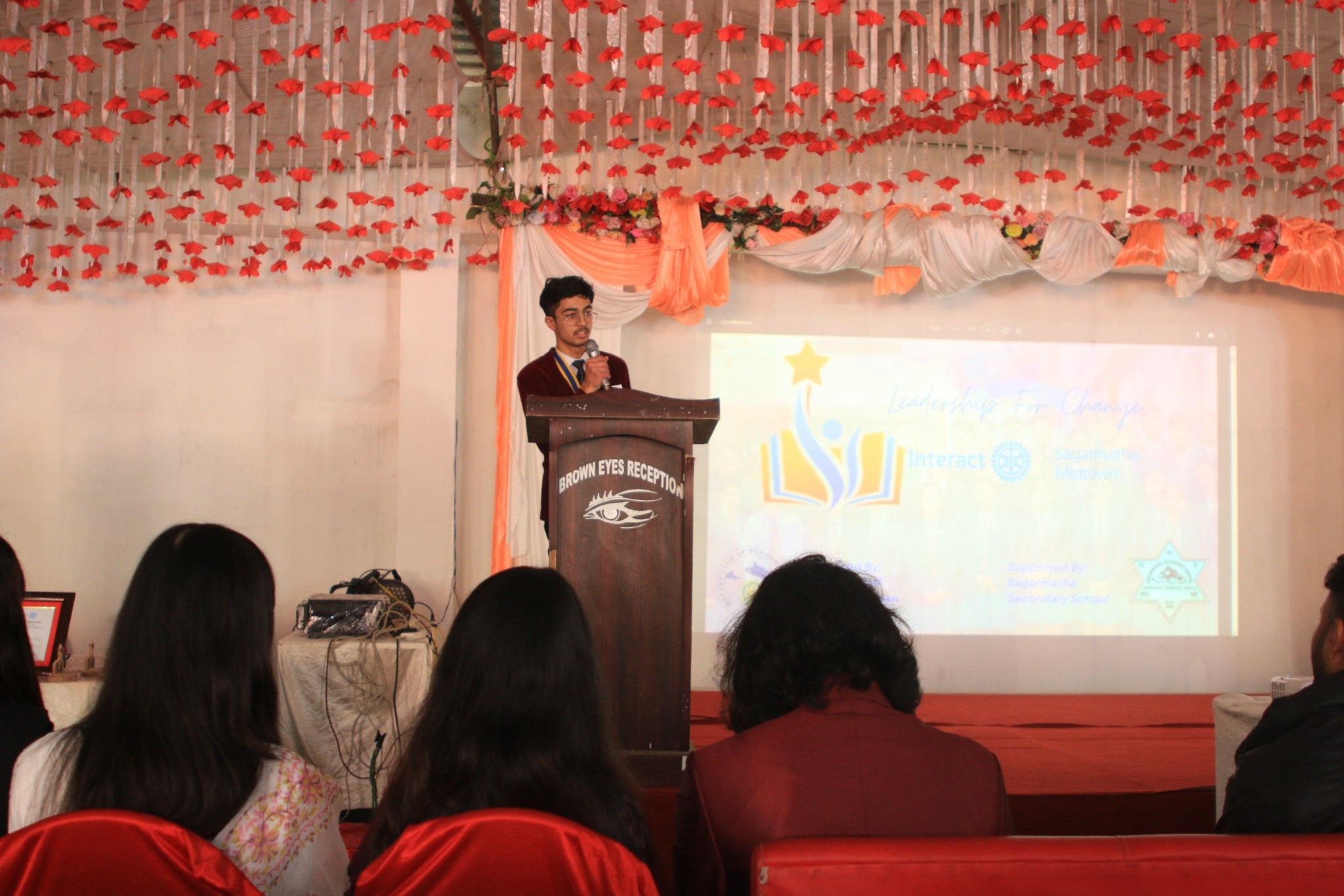Samir at a formal event